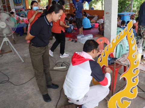 กิจกรรมเรียนรู้นอกสถานที่ เกี่ยวกับวัฒนธรรม ประเพณีบุญบั้งไฟ