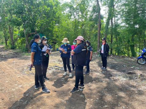 รับตรวจติดตามการบริหารจัดการสถานที่กำจัดขยะมูลฝอยและขยะมูลฝอยตกค้าง