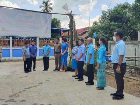 ร่วมต้อนรับ คณะกรรมการประกวดหมู่บ้านกองทุนแม่ของแผ่นดินดีเด่นระดับจังหวัด