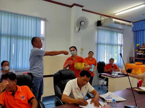 การประชุมจับสลากแบ่งสายการแข่งขันกีฬาเยาวชนประชาชนต้านภัยยาเสพติด