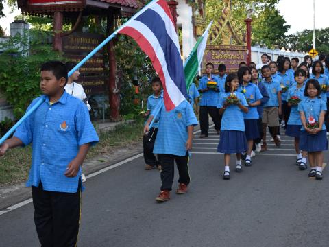 ภาพบรรยากาศงานประเพณีลอยกระทง"สมมาสายน้ำ คืนเพ็ง ประจำปี 2566