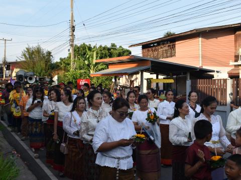 ภาพบรรยากาศงานประเพณีลอยกระทง"สมมาสายน้ำ คืนเพ็ง ประจำปี 2566