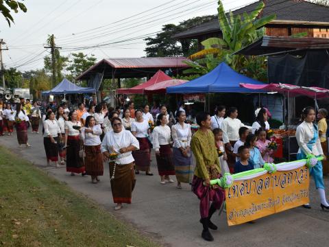 ภาพบรรยากาศงานประเพณีลอยกระทง"สมมาสายน้ำ คืนเพ็ง ประจำปี 2566