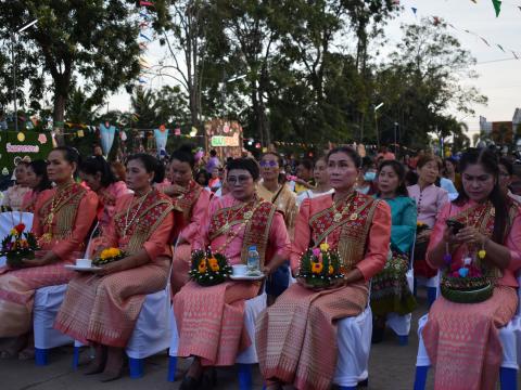 ภาพบรรยากาศงานประเพณีลอยกระทง"สมมาสายน้ำ คืนเพ็ง ประจำปี 2566