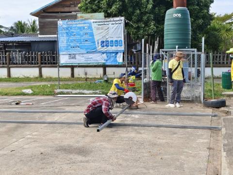 ปรับปรุงซ่อมแซมตลาดลานค้าชุมชนเทศบาลตำบลถาวร