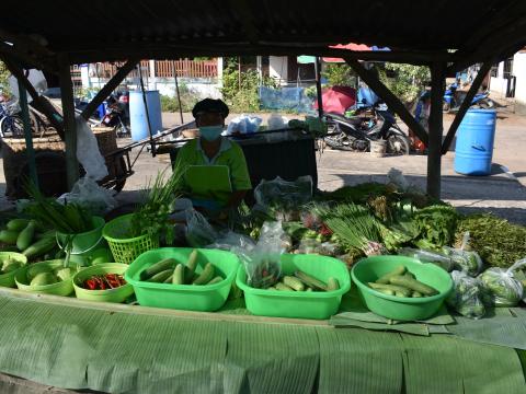 ภาพบรรยากาศงานเปิดตลาดนัดท้องถิ่นสีเขียว