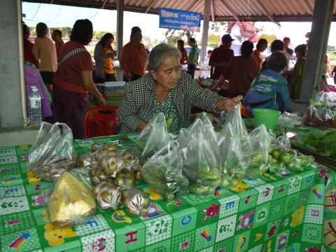 ภาพบรรยากาศงานเปิดตลาดนัดท้องถิ่นสีเขียว