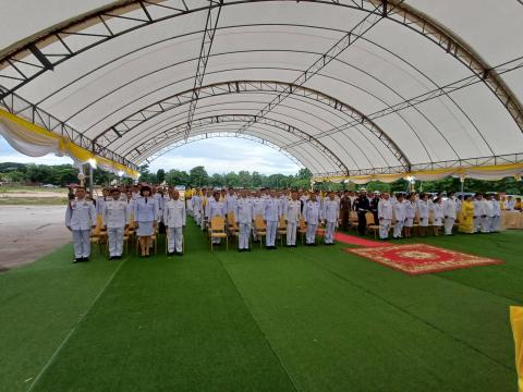 พิธีถวายราชสักการะและวางพานพุ่ม และพิธีจุดเทียนถวายพระพรชัยมงคล