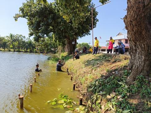 เตรียมสถานที่งานประเพณีวันลอยกระทงประจำปีงบประมาณ 2568