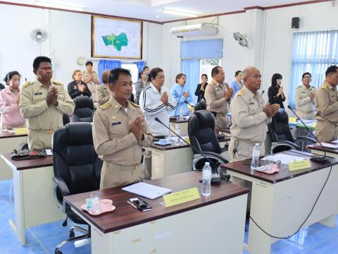 การประชุมสภาเทศบาลตำบลถาวร สมัยสามัญ