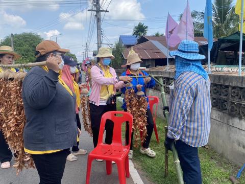 จัดเตรียมสถานที่ จัดงานประเพณีบุญบั้งไฟ ประจำปี 2568