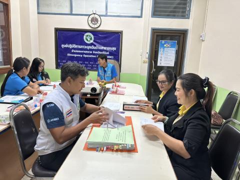 ข้ารับการตรวจมาตรฐานคุณภาพระบบบริการอนามัยสิ่งแวดล้อมของ อปท.