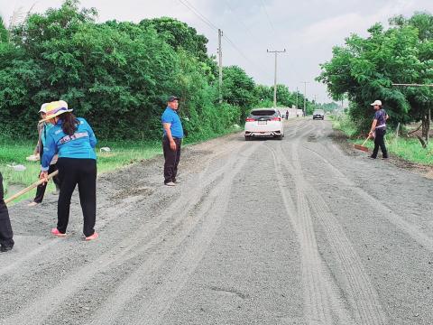 งพื้นที่ติดตามการปรับปรุงซ่อมแซมผิวจราจรถนนเส้น ถาวร-เจริญสุข