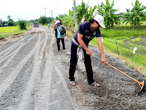 งพื้นที่ติดตามการปรับปรุงซ่อมแซมผิวจราจรถนนเส้น ถาวร-เจริญสุข