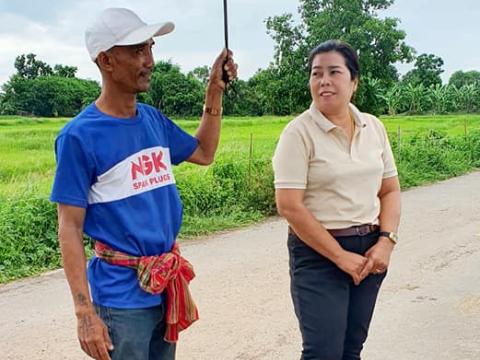 งพื้นที่ติดตามการปรับปรุงซ่อมแซมผิวจราจรถนนเส้น ถาวร-เจริญสุข