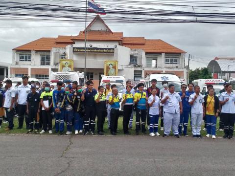 เข้ารับการตรวจมาตรฐานรถปฏิบัติการฉุกเฉินปี 2568