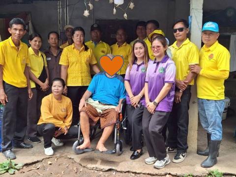 มอบอุปกรณ์ช่วยคนพิการใน"โครงการจัดหากายอุปกรณ์สำหรับช่วยเหลือคนพิการ