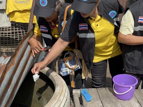 เดินรณรงค์ ระวังยุงลายและโรคไข้เลือดออก