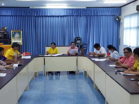 ประชุมจัดทำร่างเทศบัญญัติงบประมาณรายจ่าย